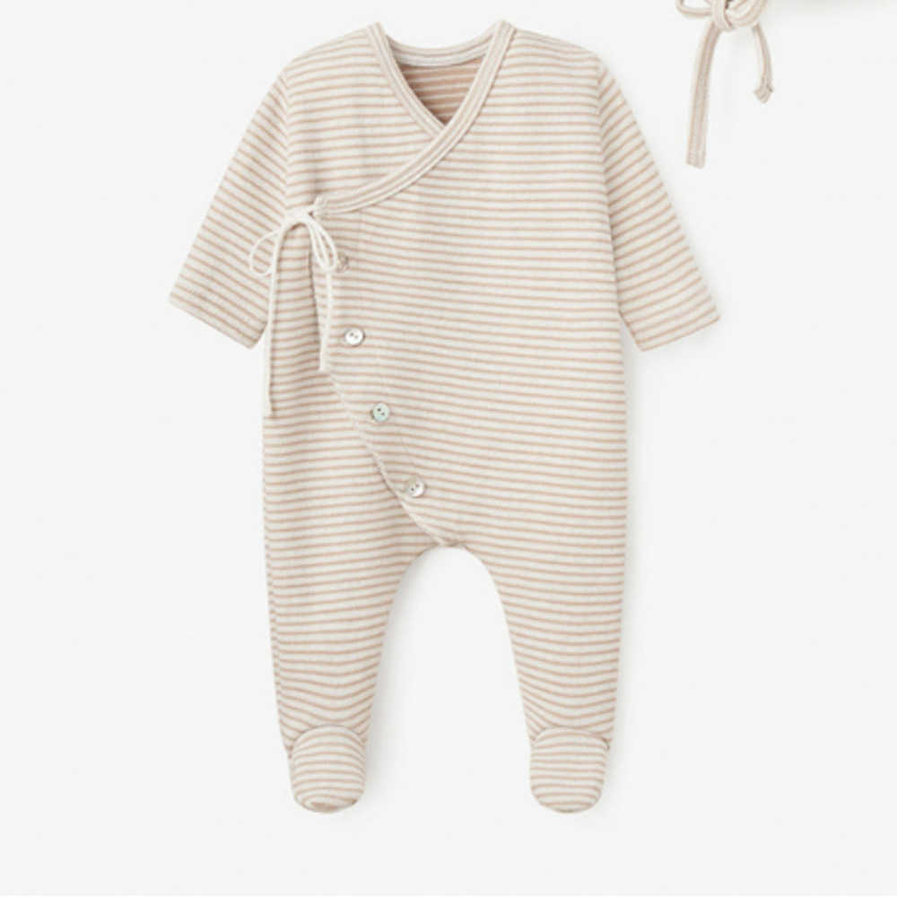 ELEGANT BABY Kimono Taupe Jumpsuit